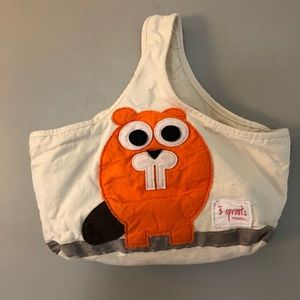 🌟 3 Sprouts Beaver Diaper Caddy